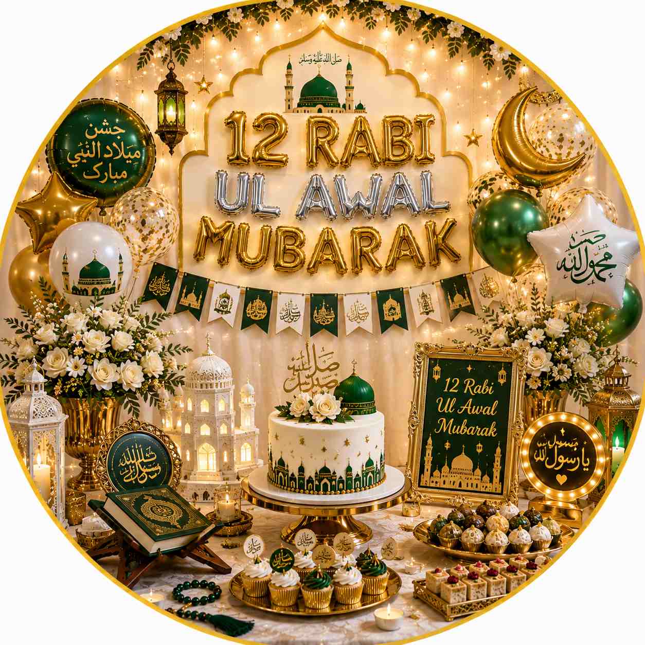 12 Rabi ul Awal Decorations