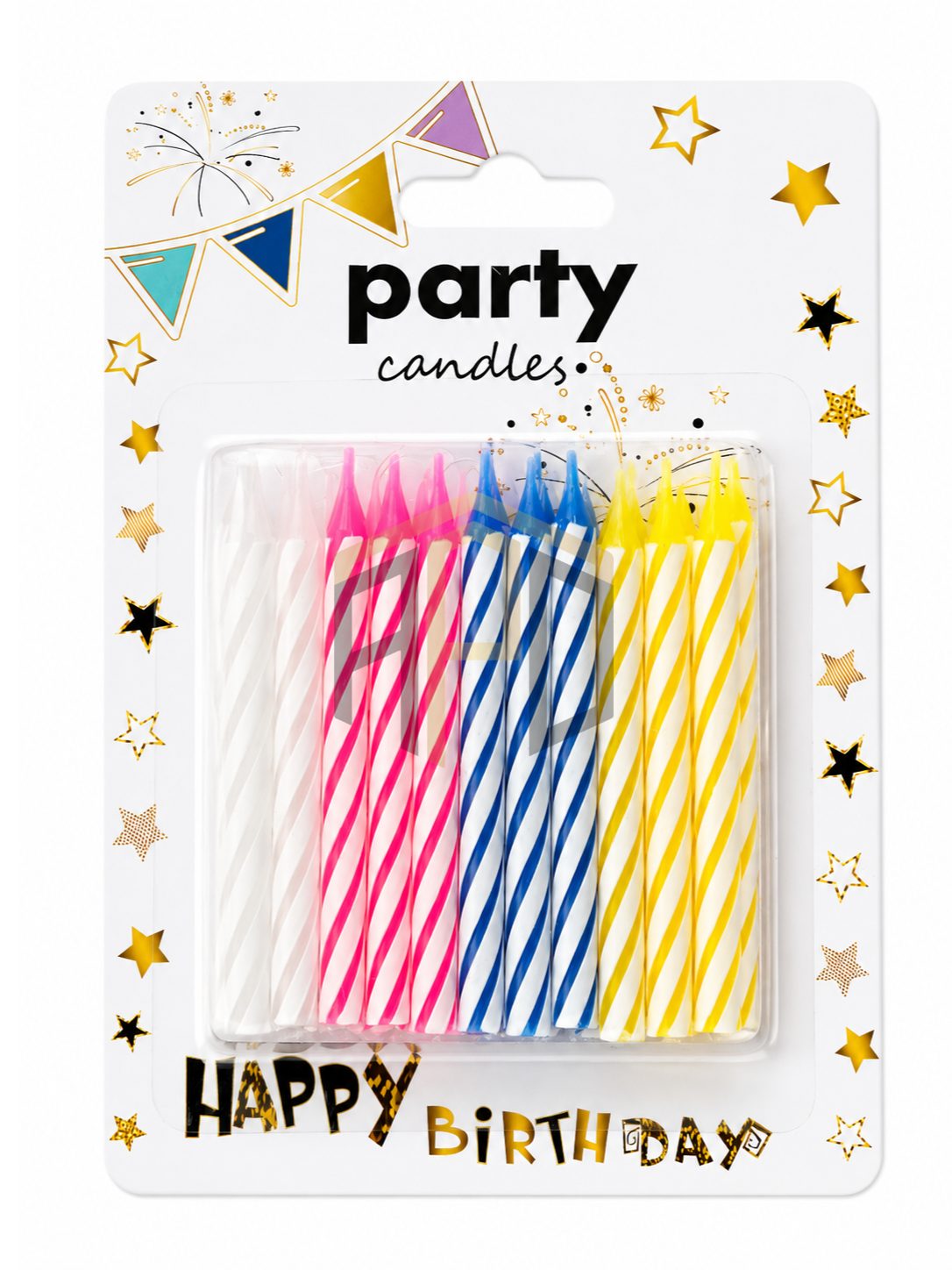 Birthday Party Candles – 24 PCS Colorful Spiral Cake Candles for Birthday Cake Decoration
