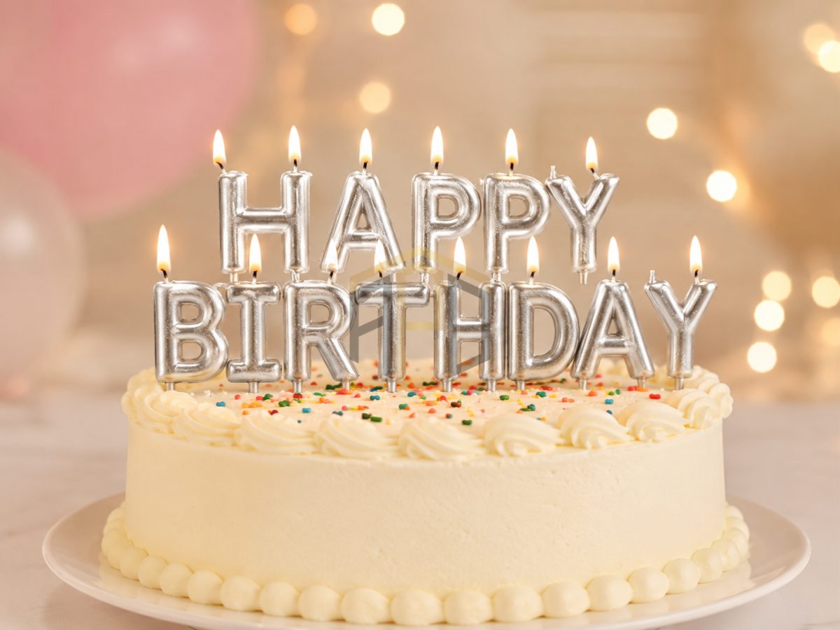 Happy Birthday Letter Candle Set – Premium Metallic Birthday Cake Candles (Gold, Silver, Black/Silver & Multicolor)