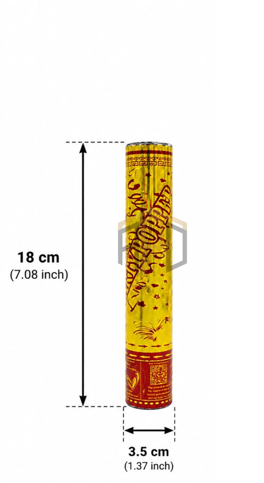 18cm Party Popper Confetti Cannon – Premium Celebration Confetti Shooter