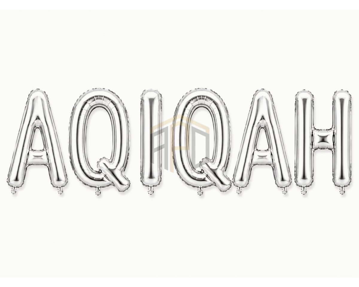 Premium Aqiqah Mubarak Letter Foil Balloon Banner Set – Gold & Silver | Party Decoration Balloon