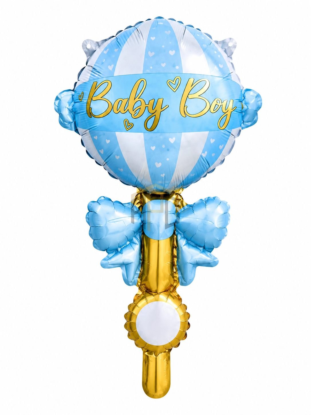 Premium Baby Rattle Foil Balloon – Baby Boy & Baby Girl Welcome Party Balloon