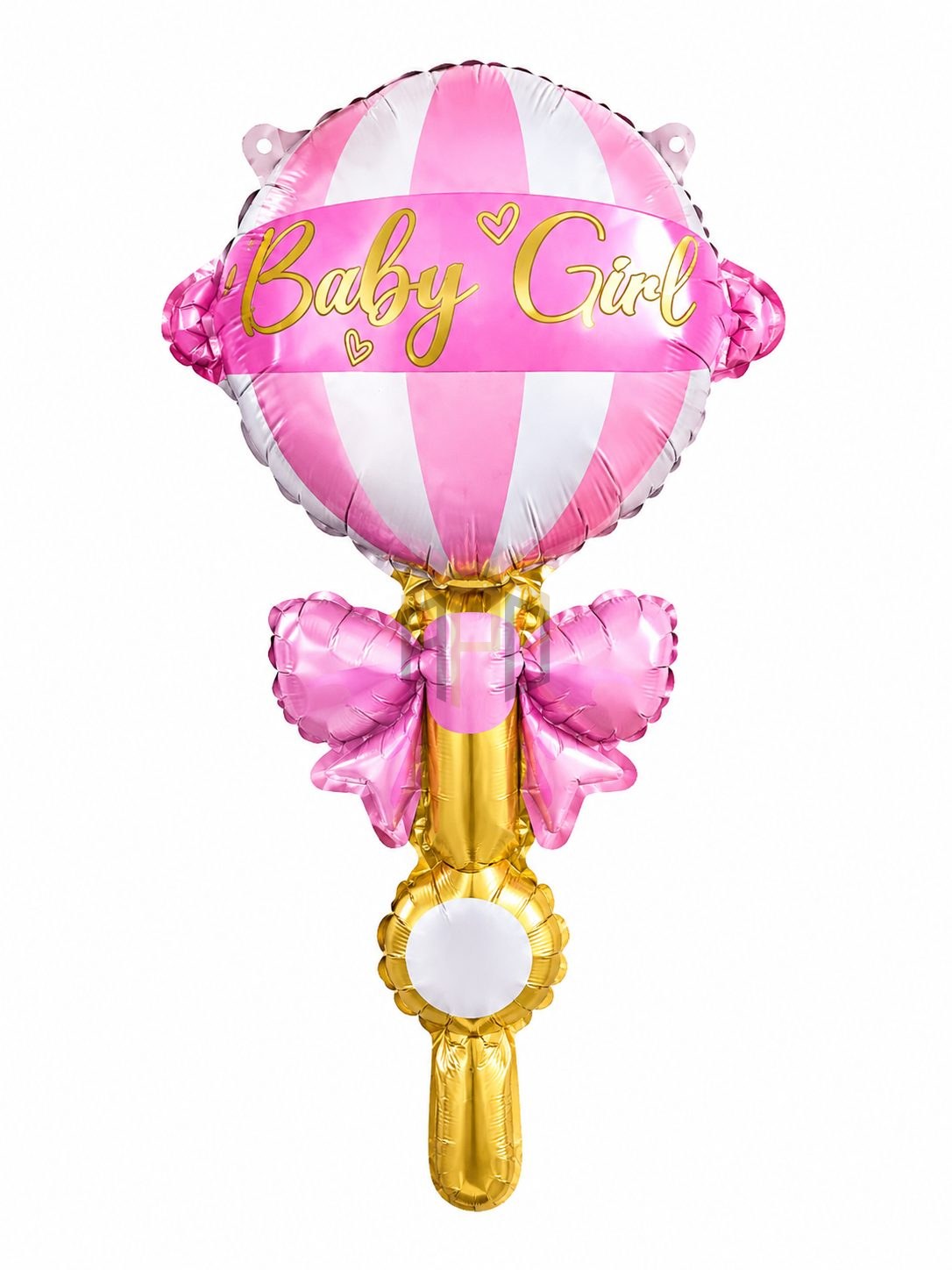 Premium Baby Rattle Foil Balloon – Baby Boy & Baby Girl Welcome Party Balloon