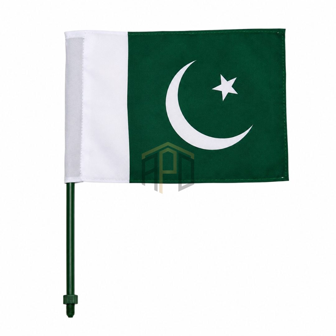 Pakistan Hand Flag with Plastic Stick