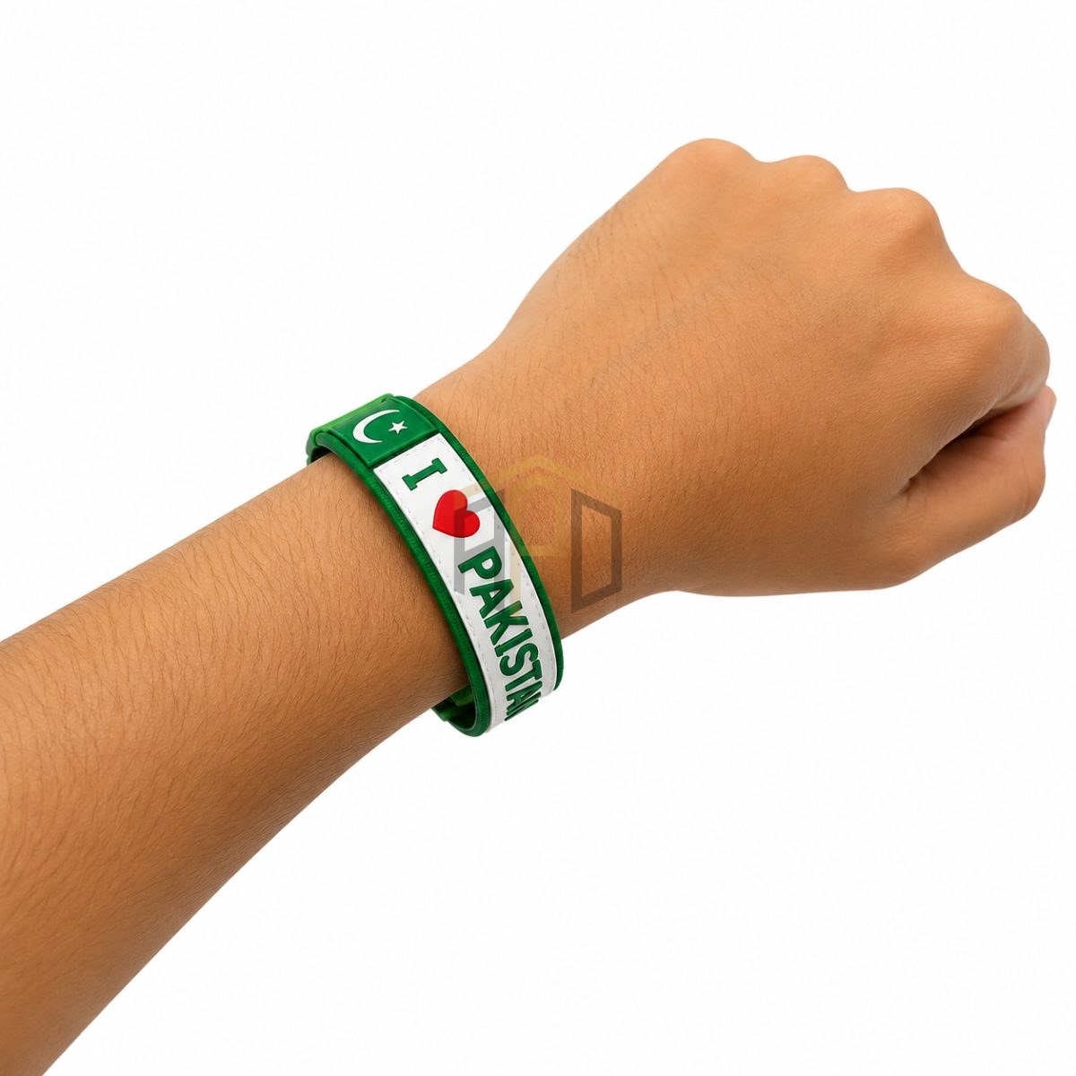 I ❤️ Pakistan Silicone Wristband – Independence Day Band