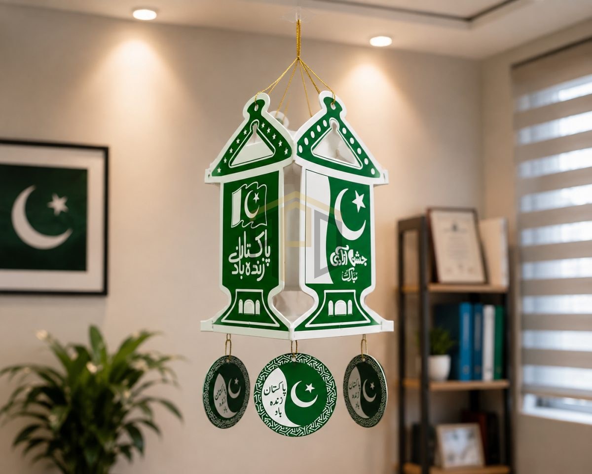 Pakistan Independence Lantern Hanging Decoration