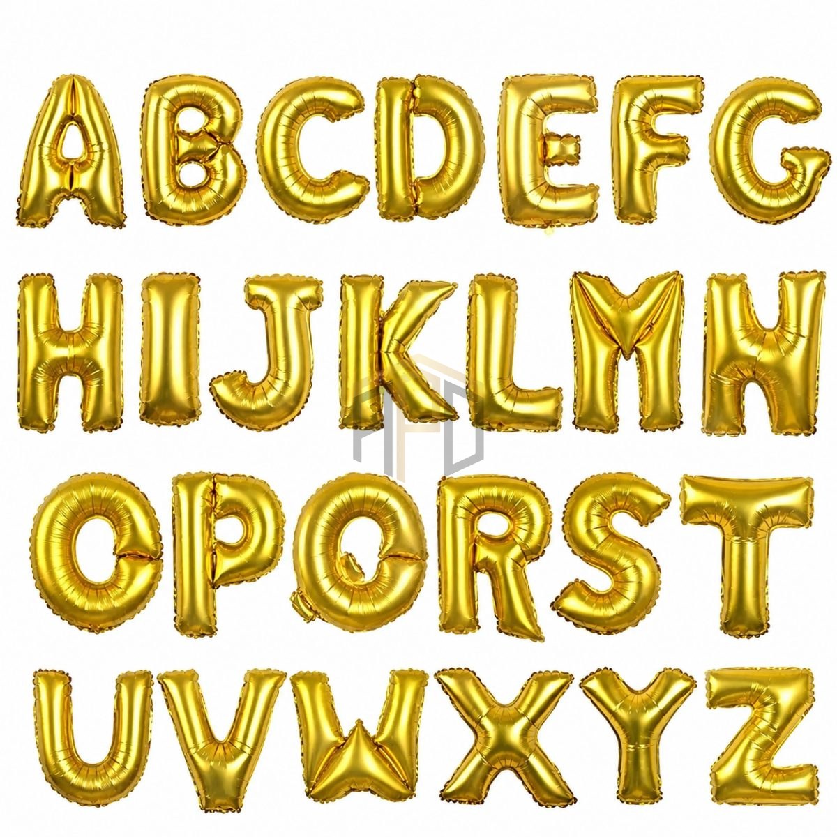 16 Inch Gold Foil Letter Balloons – Custom Name & Message Birthday Decoration