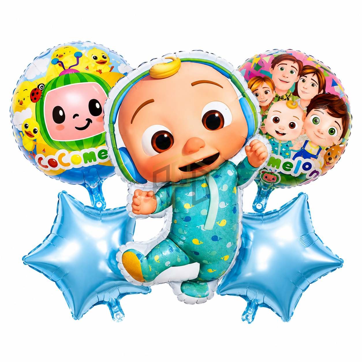 5 Pcs Baby Cartoon Foil Balloon Set