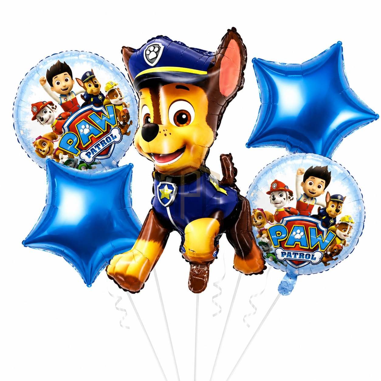 5 Pcs Paw Patrol Foil Balloon Set