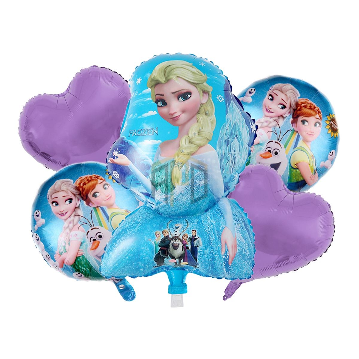 Frozen Elsa Foil Balloon Set 5 Pcs