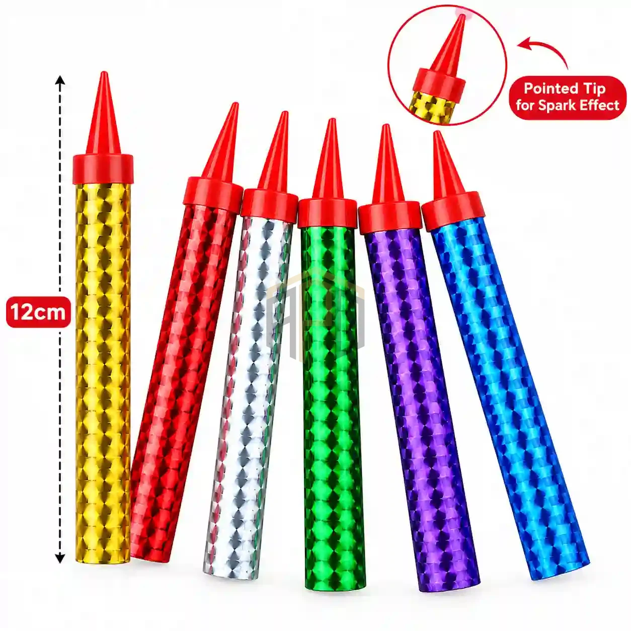 Cake Fountain Sparkler Candles 6 Pcs – 12cm