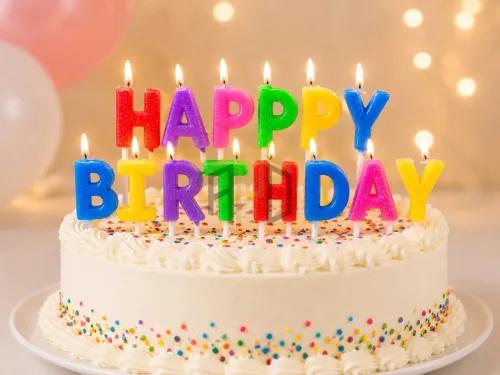 Happy Birthday Letter Candle Set – Premium Metallic Birthday Cake Candles (Gold, Silver, Black/Silver & Multicolor)