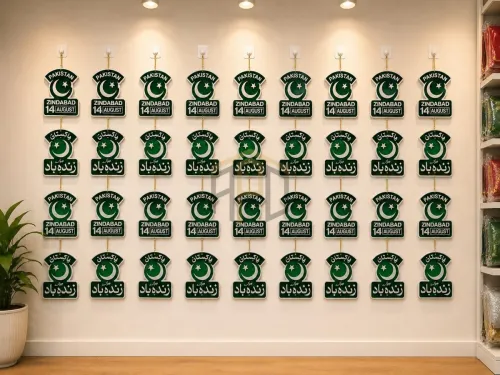 14 August Pakistan Zindabad Hanging Decoration – Wall & Ceiling Hanging (1 Pack)