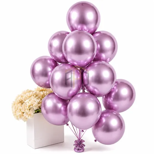 Metallic Shine Balloons 10 Pcs
