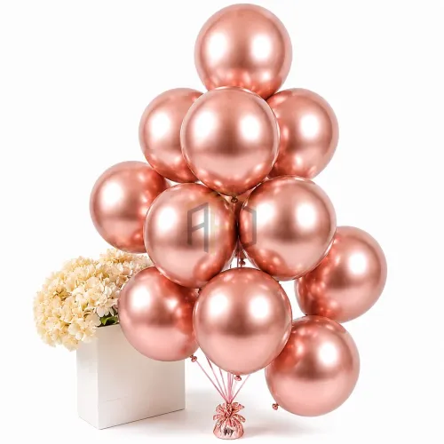 Metallic Shine Balloons 10 Pcs