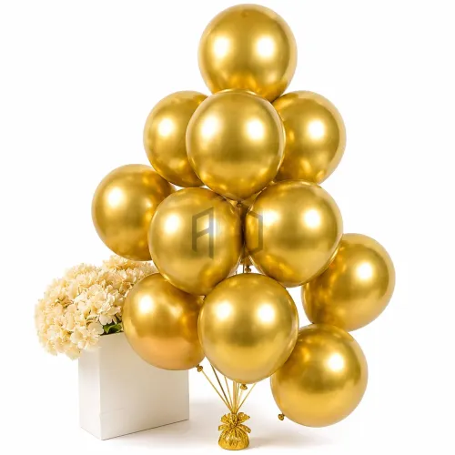 Metallic Shine Balloons 10 Pcs
