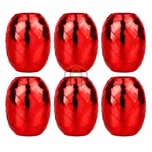 Curly Ribbon Roll 6 Pcs – Balloon & Gift Wrapping Ribbon