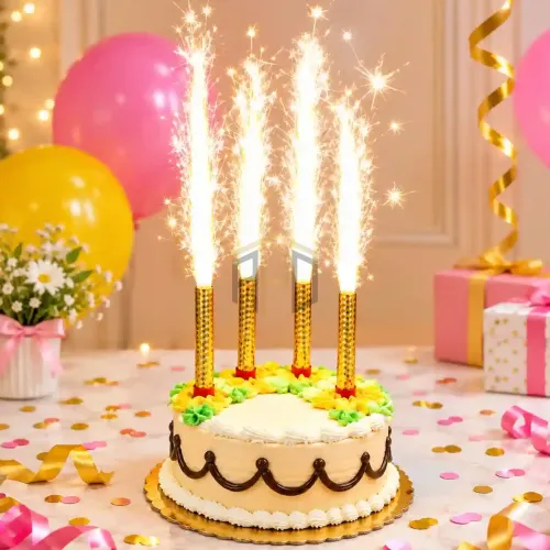 Cake Fountain Sparkler Candles 6 Pcs – 12cm