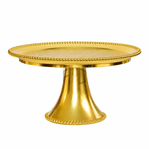 Gold Beaded Cake Stand | Wedding & Event Decoration