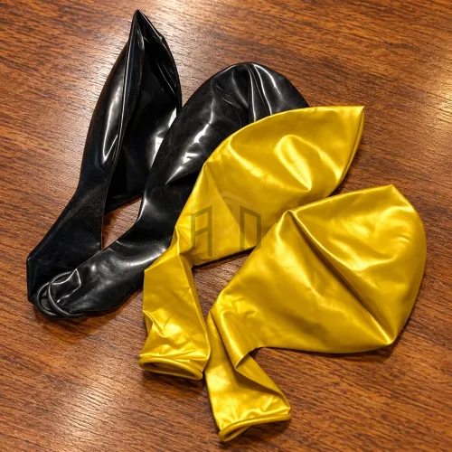 100Pcs Black & Metallic Gold Balloon Arch Kit with Explosion Star Balloons