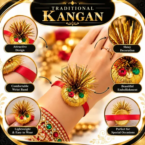 Mayon Kangan – Fancy Golden Mehndi & Mayoun Wedding Bangle