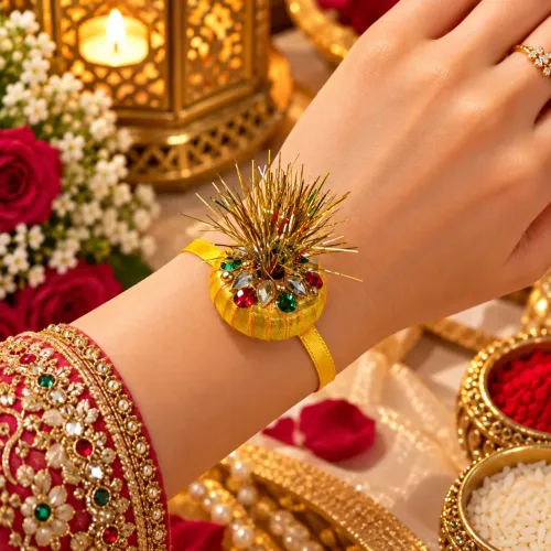 Mayon Kangan – Fancy Yellow Mayoun Bangle