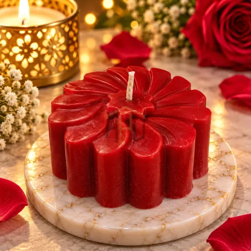 Flower Shape Decorative Candle – 5 Designs