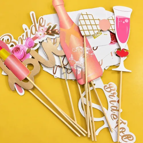 Bride Photo Props 10Pcs – Bridal Shower & Bachelorette Party Props