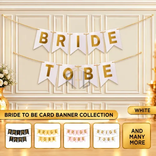 Bride To Be Banner – Bridal Shower & Bachelorette Party Banner