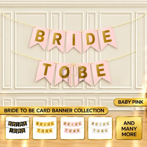 Bride To Be Banner – Bridal Shower & Bachelorette Party Banner