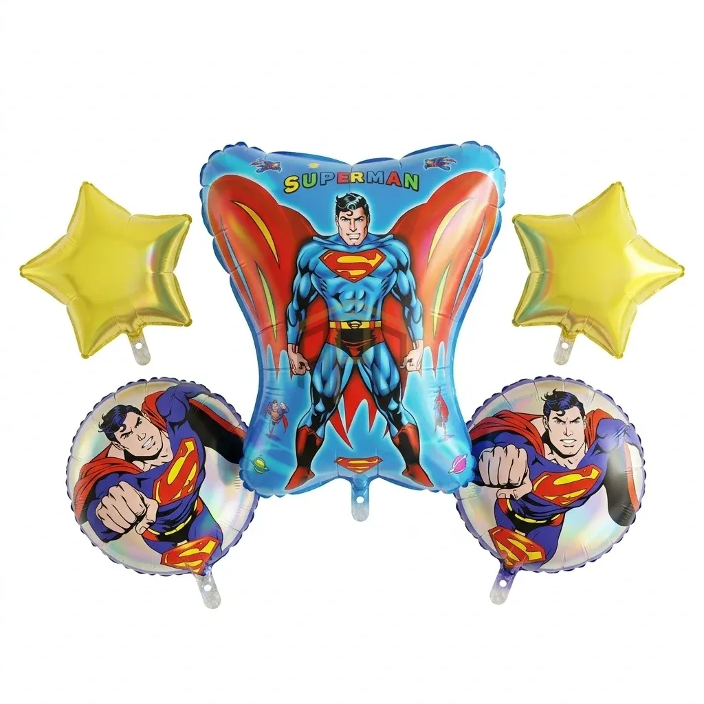 Superman 5 Pcs Foil Balloon Set
