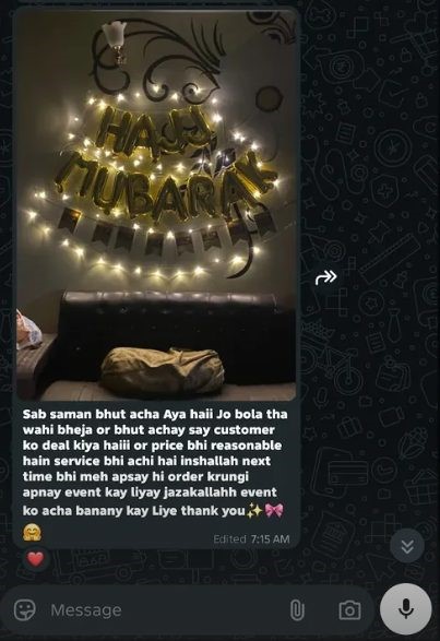 Customer review